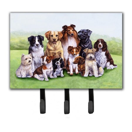 Jensendistributionservices Springtime Dogs Leash or Key Holder MI1725127